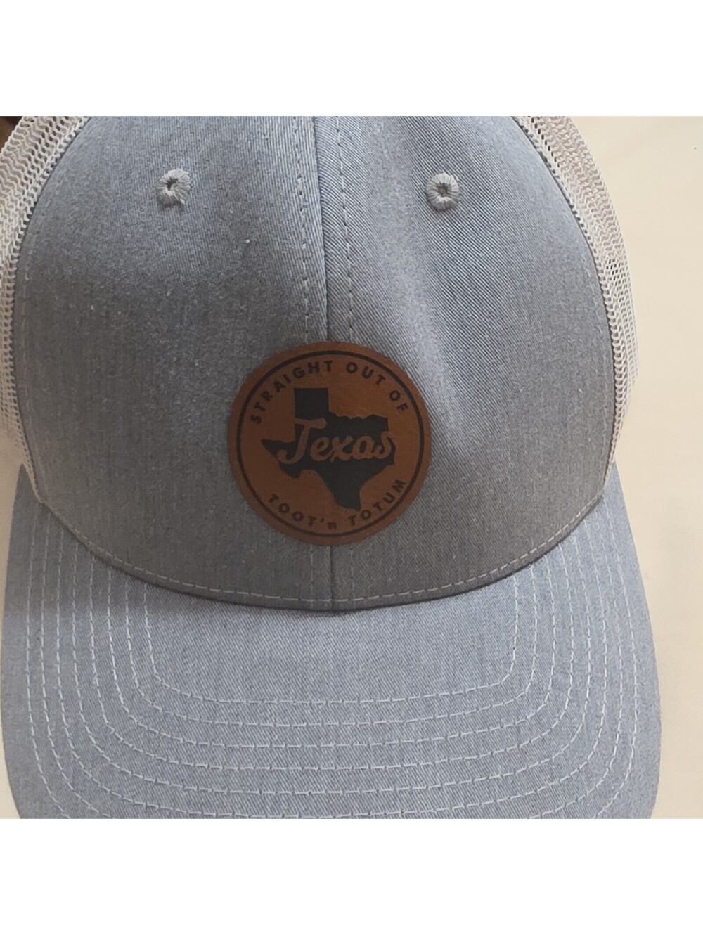Texas Richardson-112 Toot'n Totum Snapback Gray White Mesh Cap
